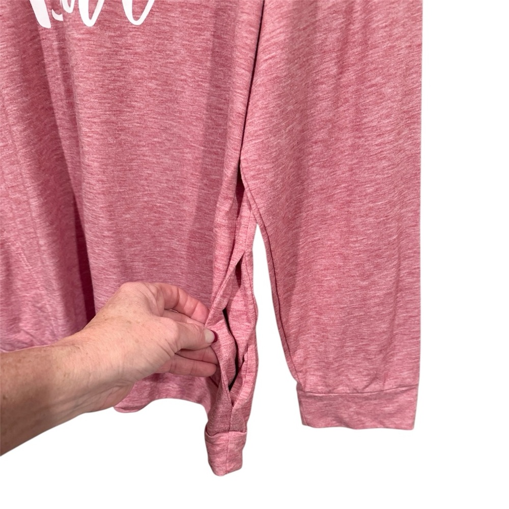 Pink 'Mama Bear' Long Sleeve Shirt Size XL - Picture 3 of 6